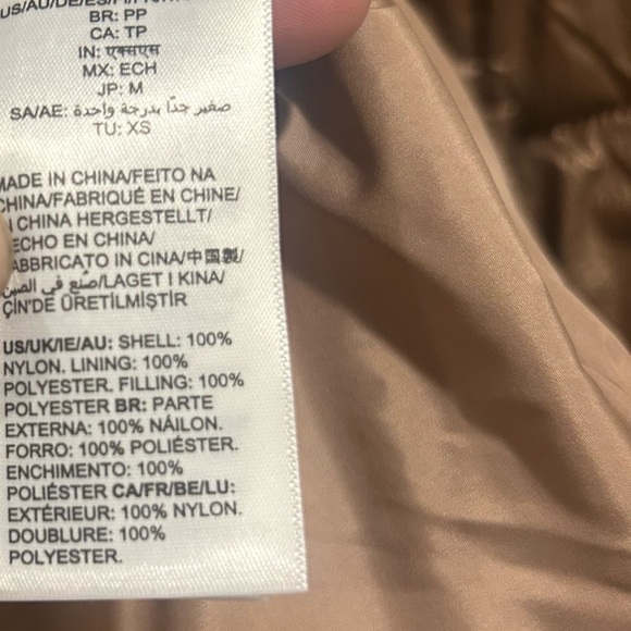 NWT Amazon Women’s Metallic Brown Heavyweight Puffer Coat Size XS New - Picture 8 of 8